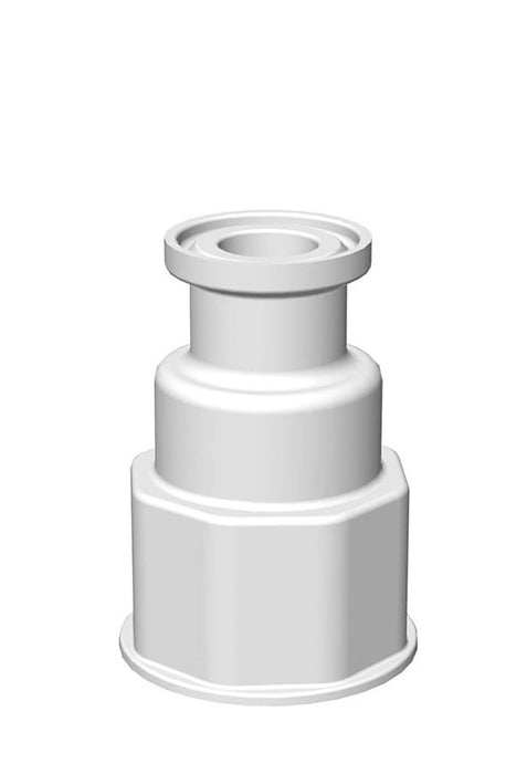Spigot Fitting,VersaBarb®,1 1/8 Thread,3/4"Sanitary Connector