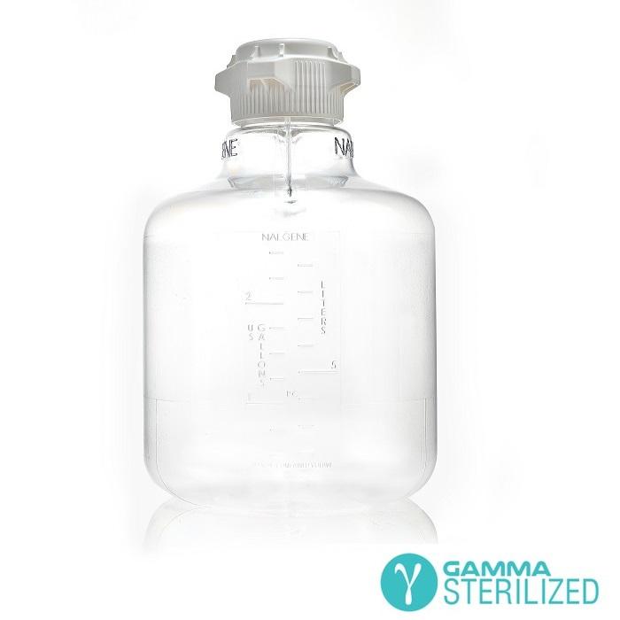 EZBio® Round Carboy 10 L (2.5 GAL) PC with 83B VersaCap® Sterilized