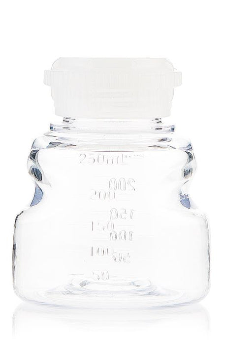 EZBio®pure TR Media Bottles, PETG, 125mL, GL45 Closed Cap, Sterile, 48/CS