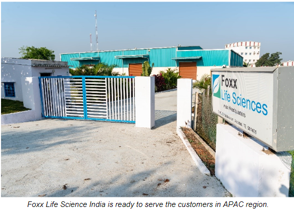 Foxx Life Sciences India - APAC Headquarters