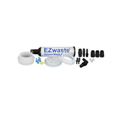 EZwaste® HPLC Solvent Waste System, Cap-Only Assembly w/ Drum Bung Adapter, 70 mm (S70) VersaCap w/ Four (4x) Ports for 1/16 Inch O.D. Tubing; One (1x) Port for 1/4 Inch O.D. Tubing; Three (3x) Hose Barb Ports for 1/4 or 3/8 Inch I.D. Tubing, 1/EA