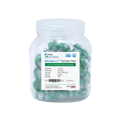 EZlabpure 13mm Syringe Filters – 0.22µm Nylon Membrane, Non-Sterile  Foxx Life Sciences | img_1 | Foxx Life Sciences India | FoxxLifeSciences.in
