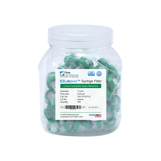 EZlabpure 13mm Syringe Filters – 0.45µm Nylon Membrane, Non-Sterile  Foxx Life Sciences | img_1 | Foxx Life Sciences India | FoxxLifeSciences.in