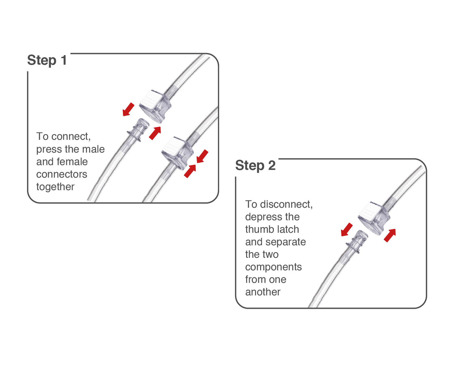 EZBio ® Link Quick-Link Connectors Male 1/4