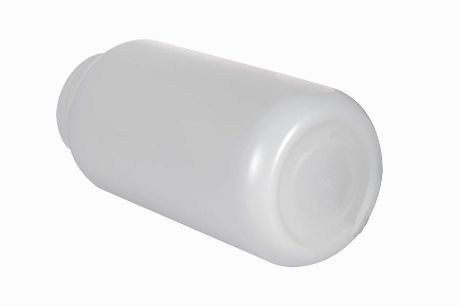 White cylindrical object on a white background