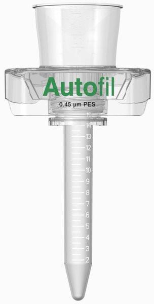 24/case Autofil® 15ml Vacuum Filter .45μm High Flow PES w/ tube