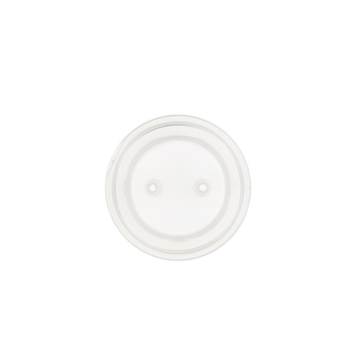 EZBio® GL45 Open Cap & Molded 2x 1/8" HB, White PP for Plastic Bottles