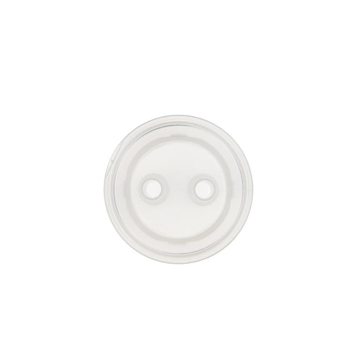 EZBio® GL45 Open Cap & Molded 2x 1/4" HB, White PP for Plastic Bottles