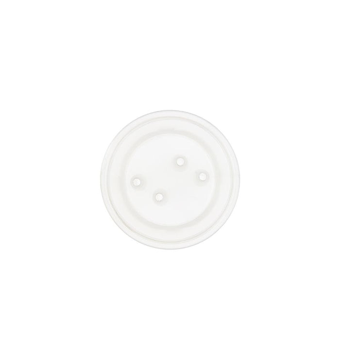 EZBio® GL45 Open Cap & Molded 4x 1/8" HB, Natural PP for Plastic Bottles