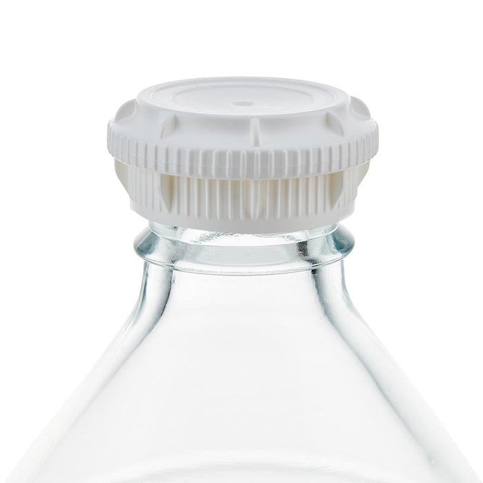 EZBio® GL45 Closed Cap, White PP for Glass Bottles