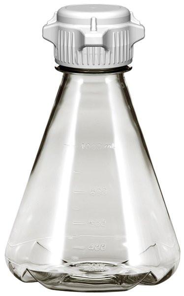 1L EZclear® Baffled Erlenmeyer Flask w/ 53B VersaCap®, Not Sterile