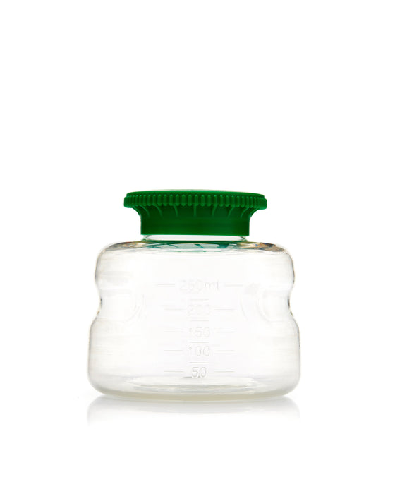 250ml SECUREgrasp® PETG Media Bottle, Sterile