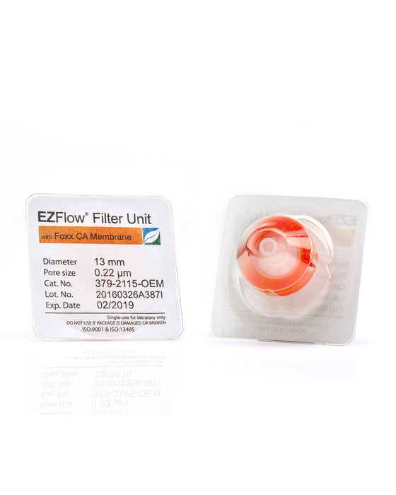 EZFlow® Syringe Filter, CA, 0.22µm, 13mm, Sterile, 100/pack