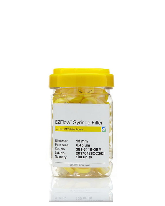 EZFlow® 13mm Syringe Filter, .45μm PES, 100/pack