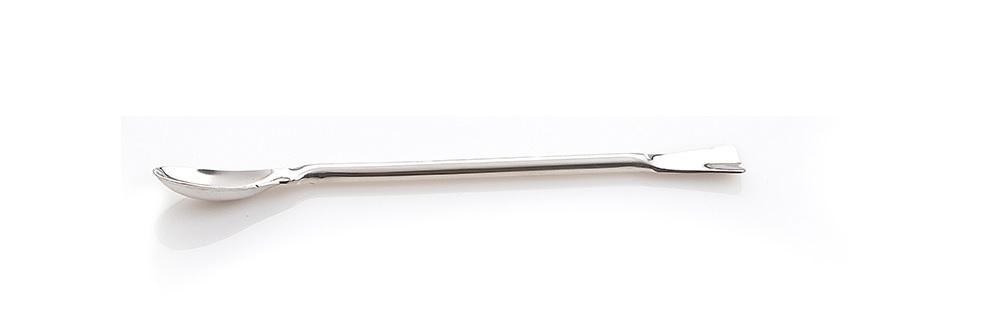 EZBio® Stainless Steel Offset Spoon